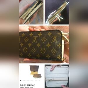 Louis Vuitton Monogram Coated Canvas & Leather Portefeuille Insolite Long Wallet